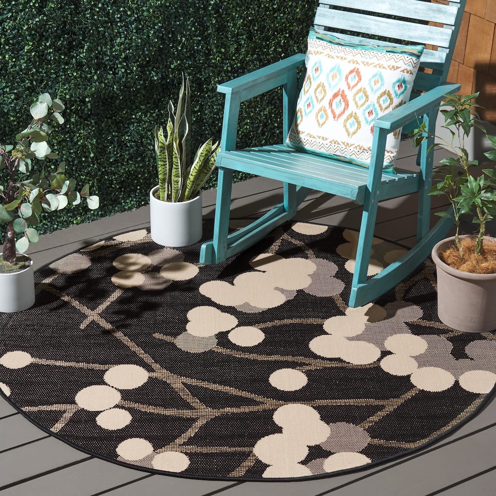 SAFAVIEH Courtyard Delois Indoor/ Outdoor Waterproof Patio Backyard Rug