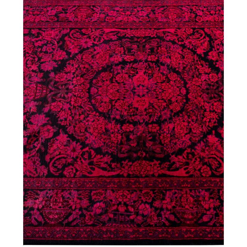 Overdyed One-of-a-Kind Hand-Knotted Area Rug - Pink - 3' 1" x 5' 4"