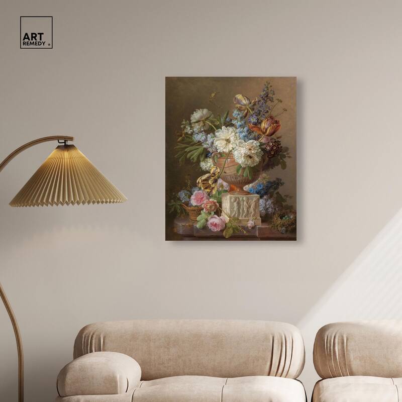 Alabaster Vase 1783 Canvas by Art Remedy, Gallery Wrapped