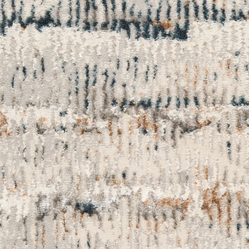 Calvin Klein CK073 Compass Indoor only Ivory Abstract Area Rug