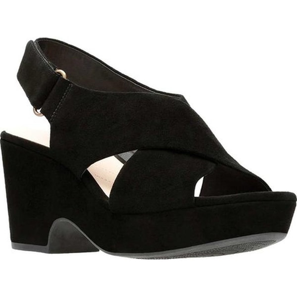 clarks maritsa lara black suede