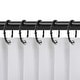 preview thumbnail 1 of 44, Utopia Alley Shower Rings, Oval Shape Shower Curtain Rings for Bathroom, Rustproof Zinc Shower Curtain Hooks Rings, Set of 12 Matt Black