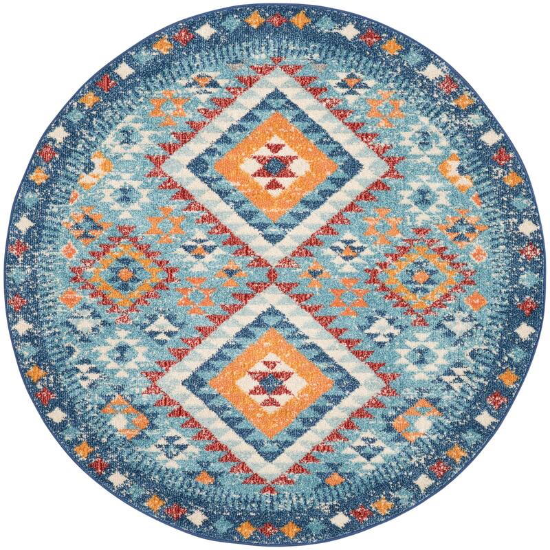 Nourison Passion Modern Boho Tribal Area Rug