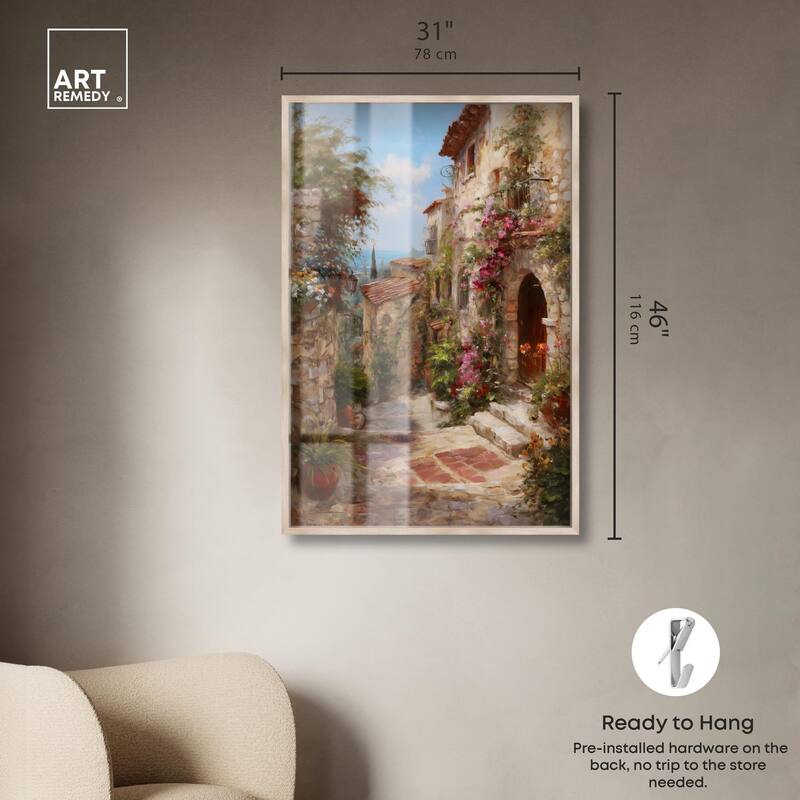 Mediterranean Charm I Shadowbox by Art Remedy