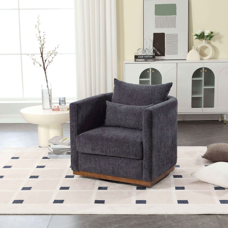 360 degree rotating bucket chair Round casual sofa chair