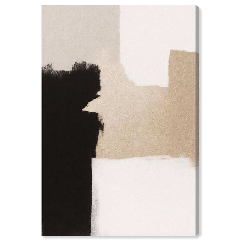 Beige and Black I Canvas by Art Remedy, Gallery Wrapped - 16" x 24"
