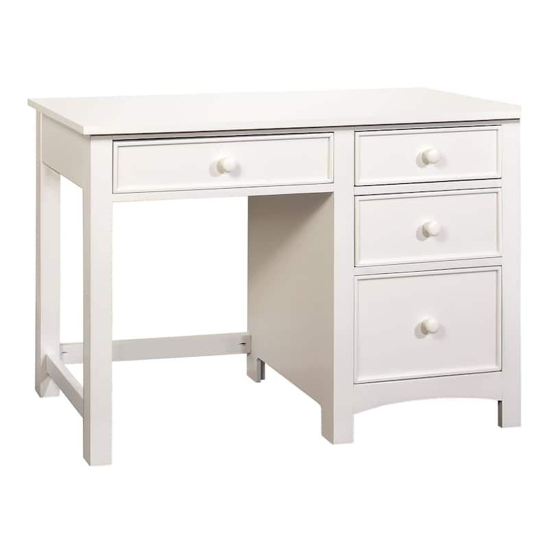 Romeo Transitional 48-inch Solid Wood 4-Drawer Computer Desk by Furniture of America