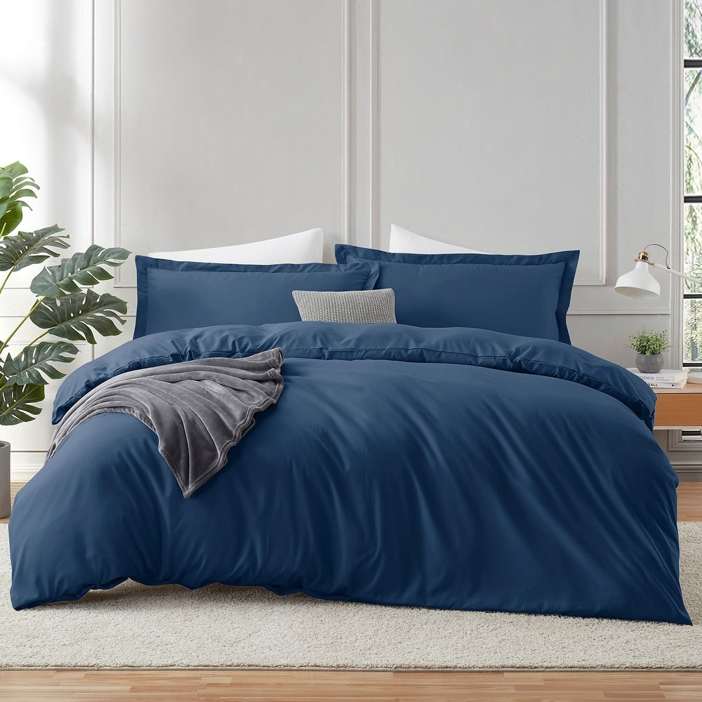 Empyrean Duvet Cover With Fitted Sheet Soft Double Brushed Bedding Set