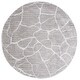 preview thumbnail 7 of 14, SAFAVIEH Tahoe Shag Gret Abstract 1.2-inch Thick Rug 6'7" Round - Grey/Ivory - Round