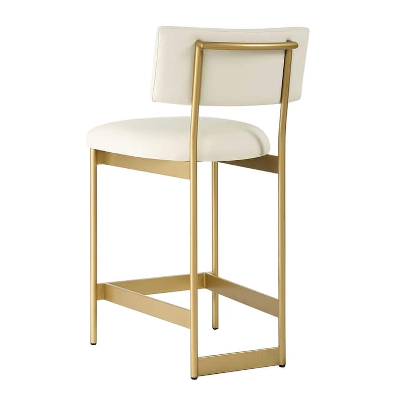 Uttermost Apsley Gold Counter Stool - 18.00" W x 36.75" H x 22.50" D