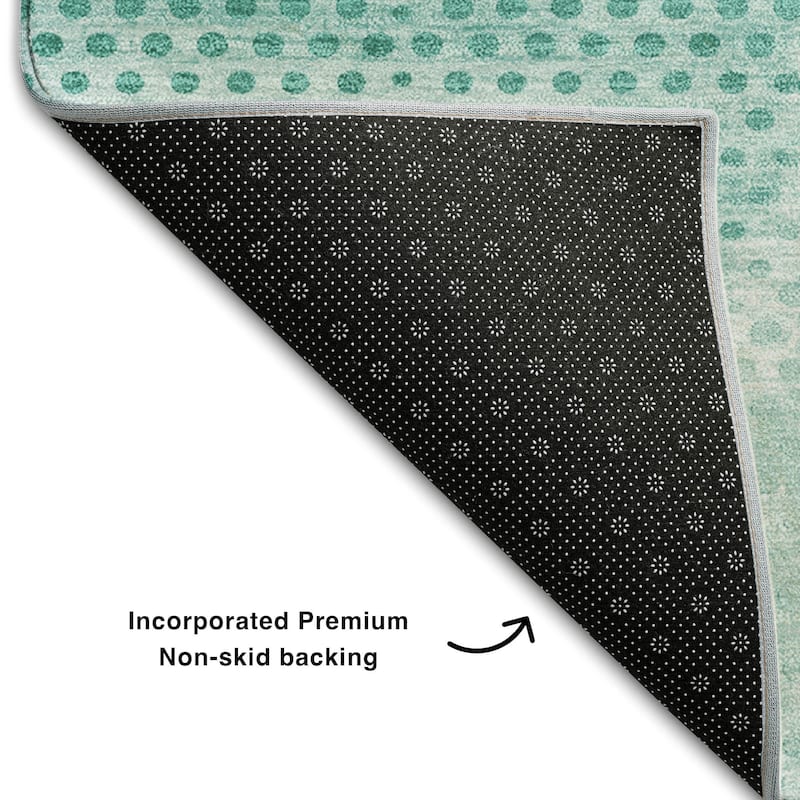 Premium Washable Super Soft Modern Diamonds Mayfield Rug