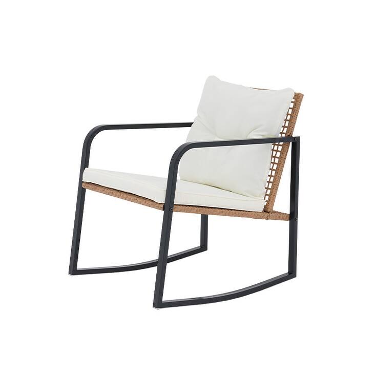 Outdoor 3 Piece Rocking Chair Furniture Chair Set