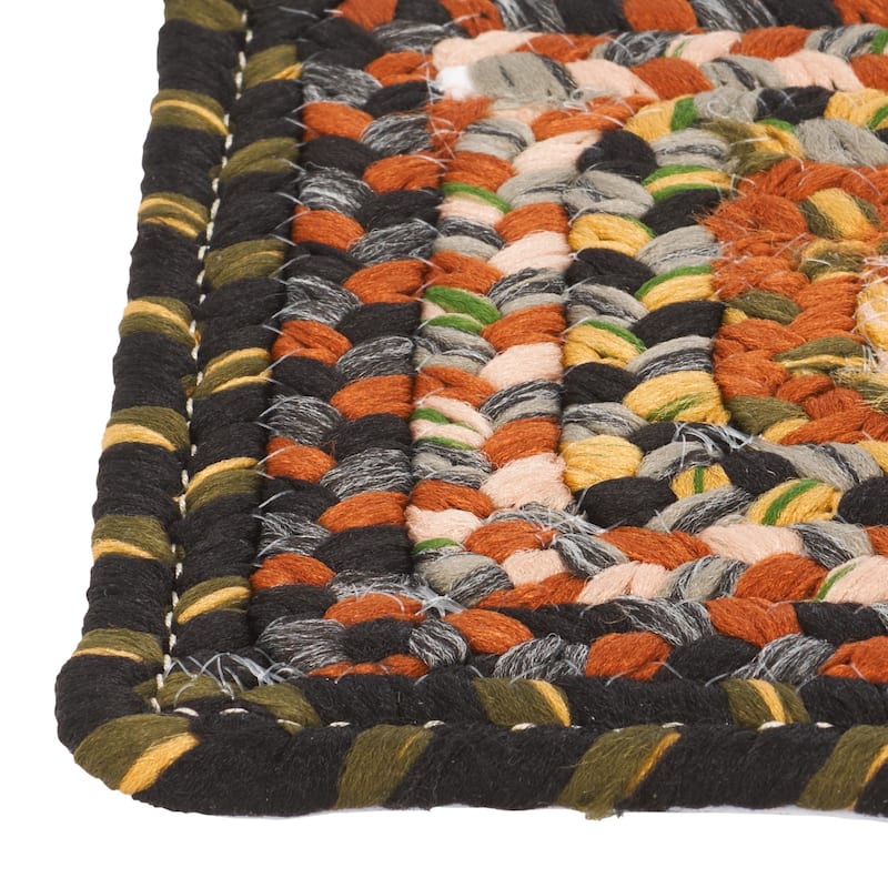 SAFAVIEH Tomoo Handmade Braided Stair Treads - Non-Slip Stair Rugs for Hallways & Entryways