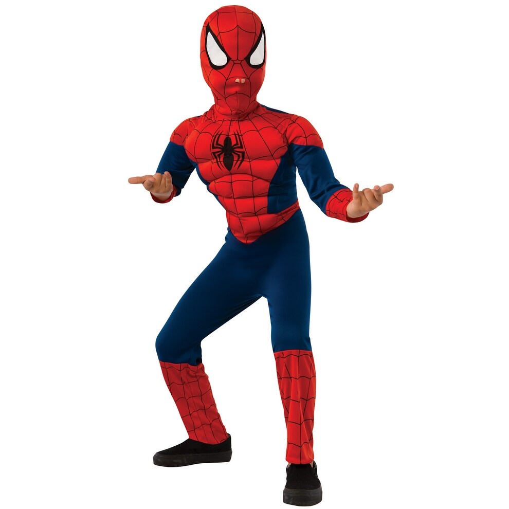 Shop Rubies Deluxe Ultimate Spider Man Child Costume Red Blue Overstock 15391436
