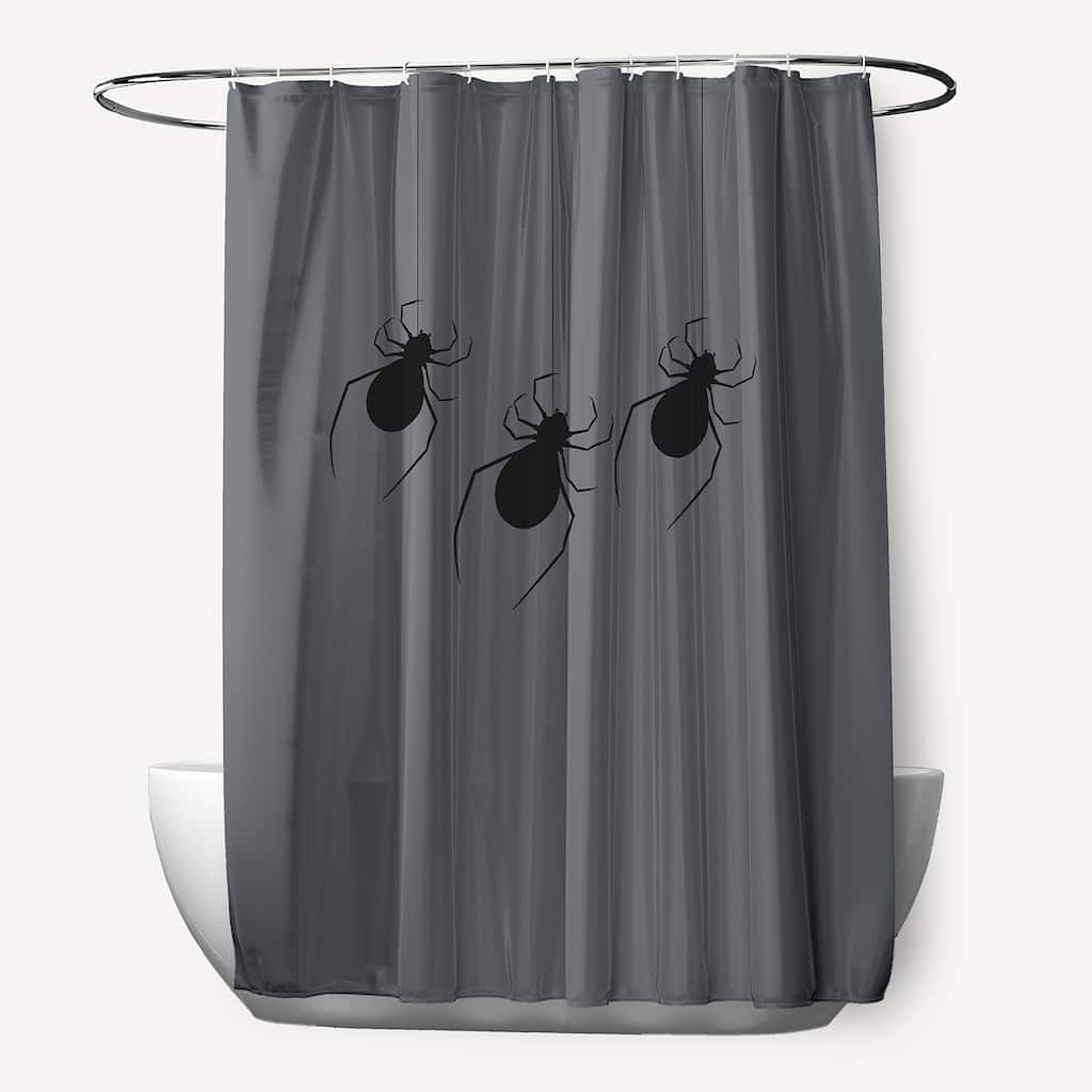 Hanging Spiders Shower Curtain