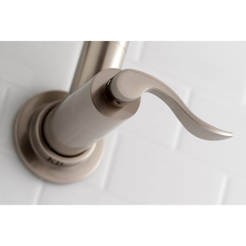 Kingston Brass NuWave Wall Mount Pot Filler Kitchen Faucet