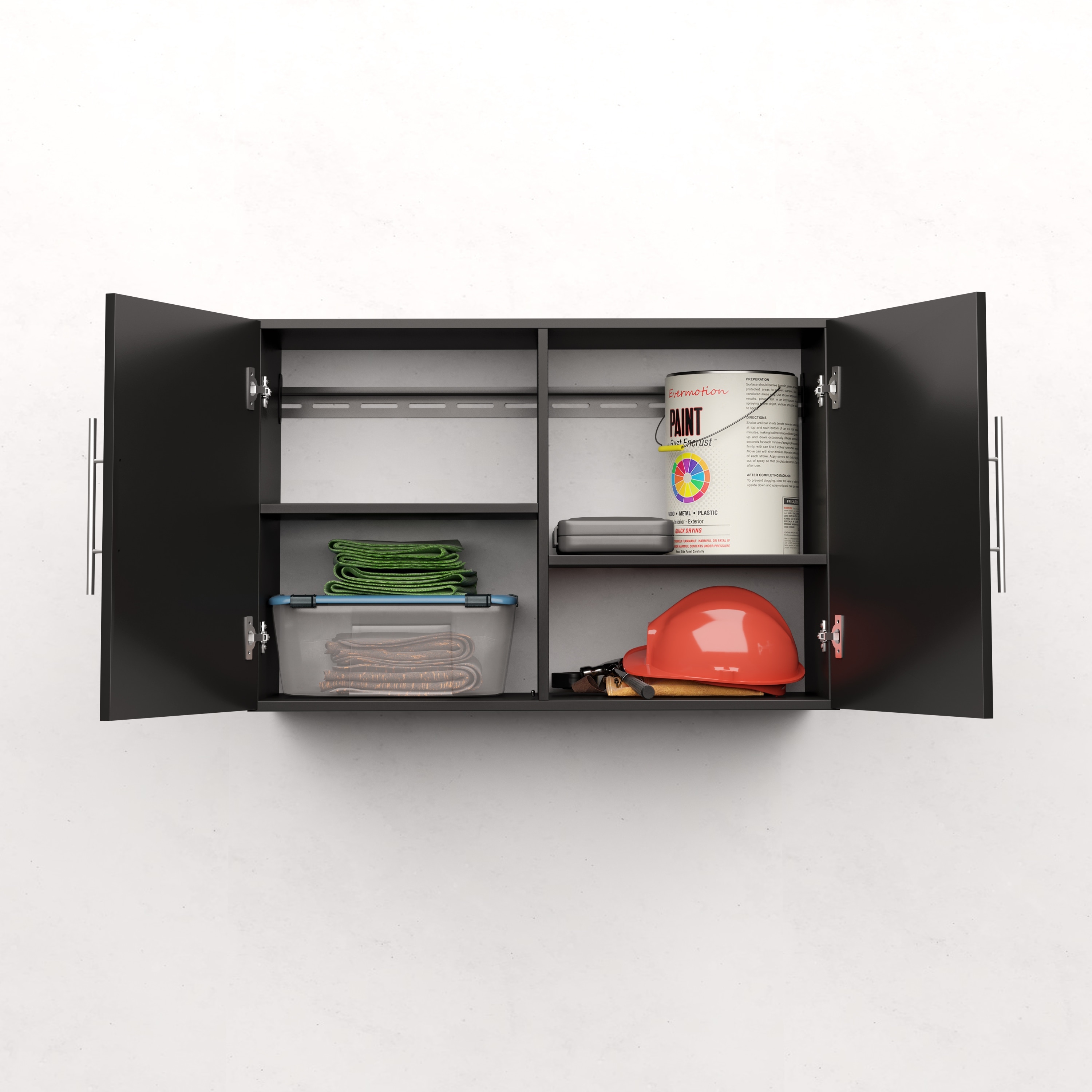 Prepac HangUps Upper Storage Cabinet Elegant and Spacious Wall