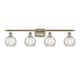 Option Clear Water Glass / Antique Brass Finish