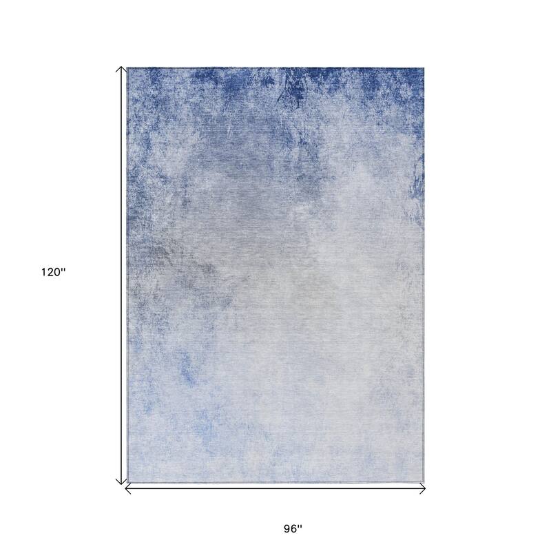 HomeRoots Ombre Transitional Rectangle Outdoor Rug
