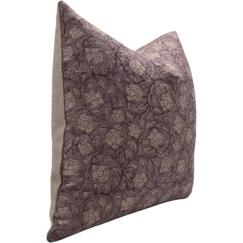 Fabdivine Linen Bohemian Block print pillow Cover