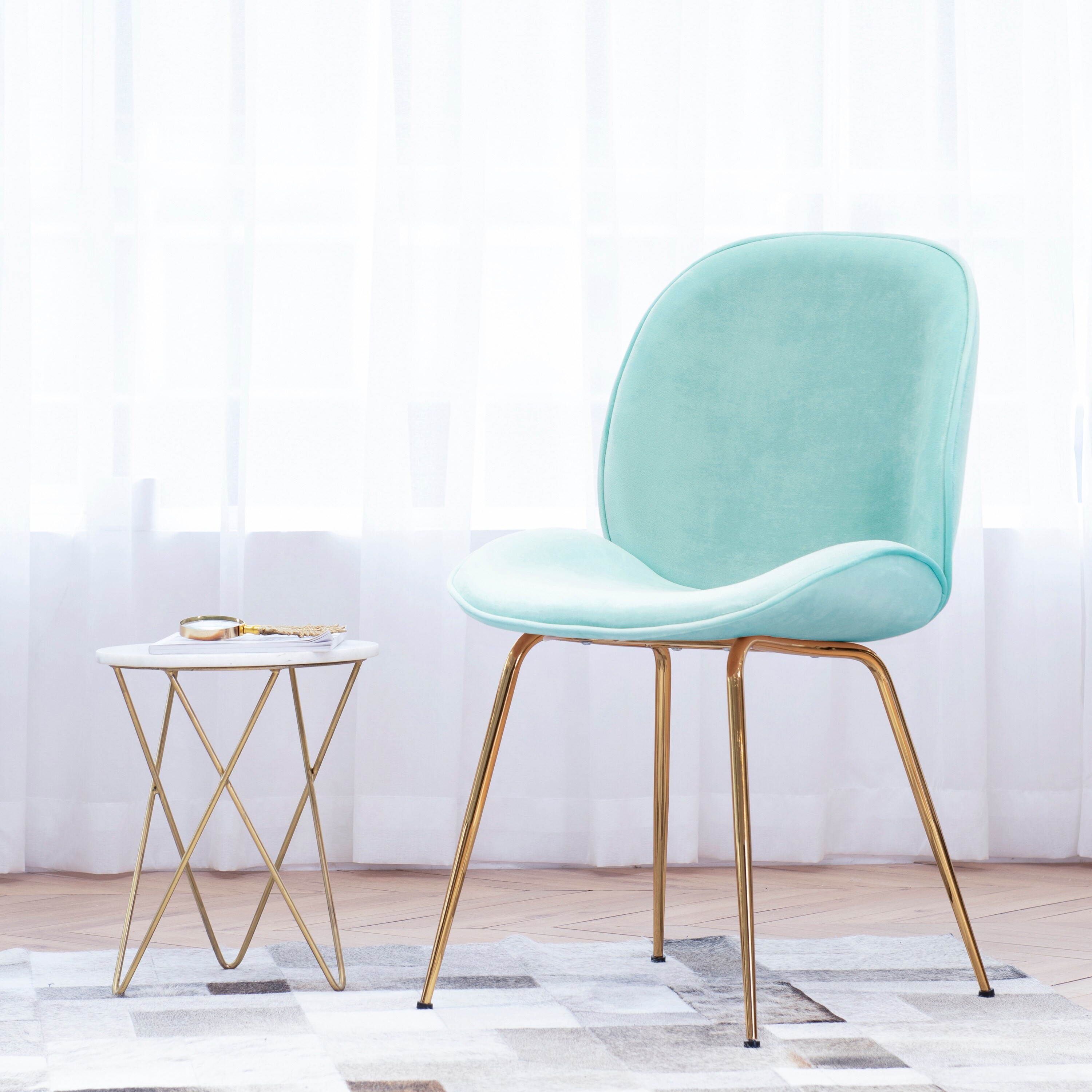 Art leon velvet chair clearance