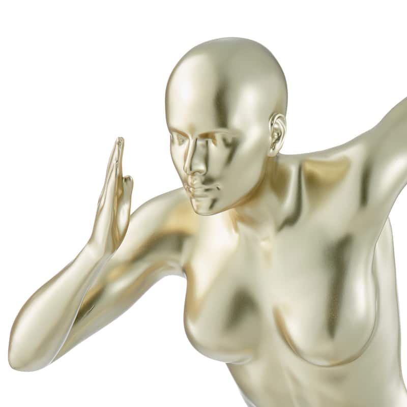 Woman Runner 20" Wall Sculpture