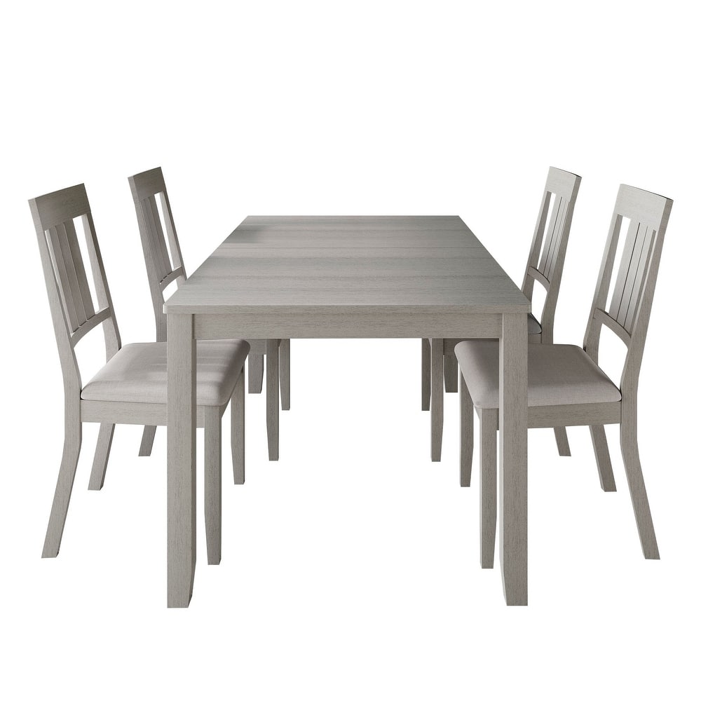 CraftPorch Classic 5-piece Wooden Dining Set