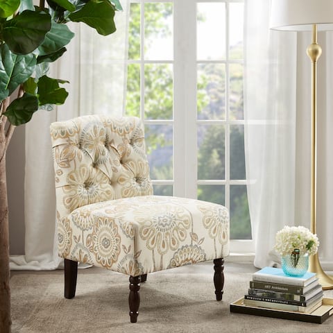 Madison Park Lina Tufted Armless Slipper Chair