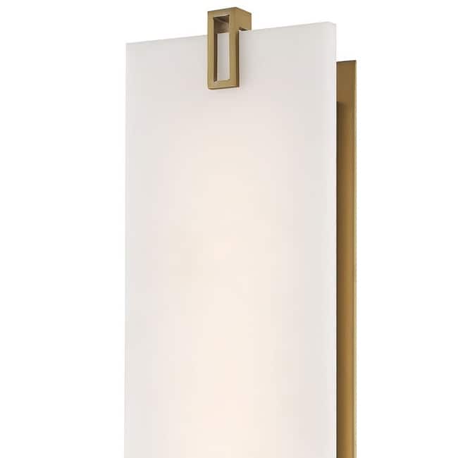 Minka Lavery 921-L Aizen 19" Tall LED Wall Sconce with Faux Alabaster