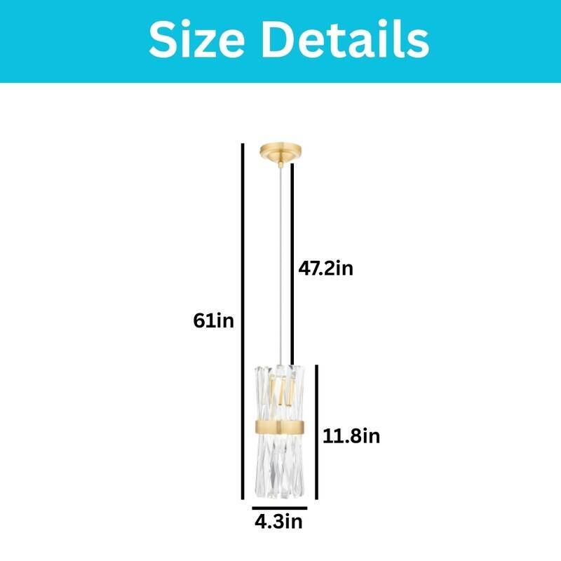 3 Pack bathroom lighting gold pendant light Crystal, metal island lighting