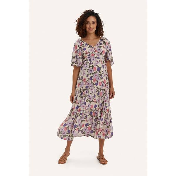 slide 2 of 4, Gracie Dress Large - Purple