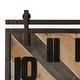 preview thumbnail 5 of 16, Brown MDF Industrial Wall Clock No Theme 27 x 24 x 2 - 24 x 2 x 27