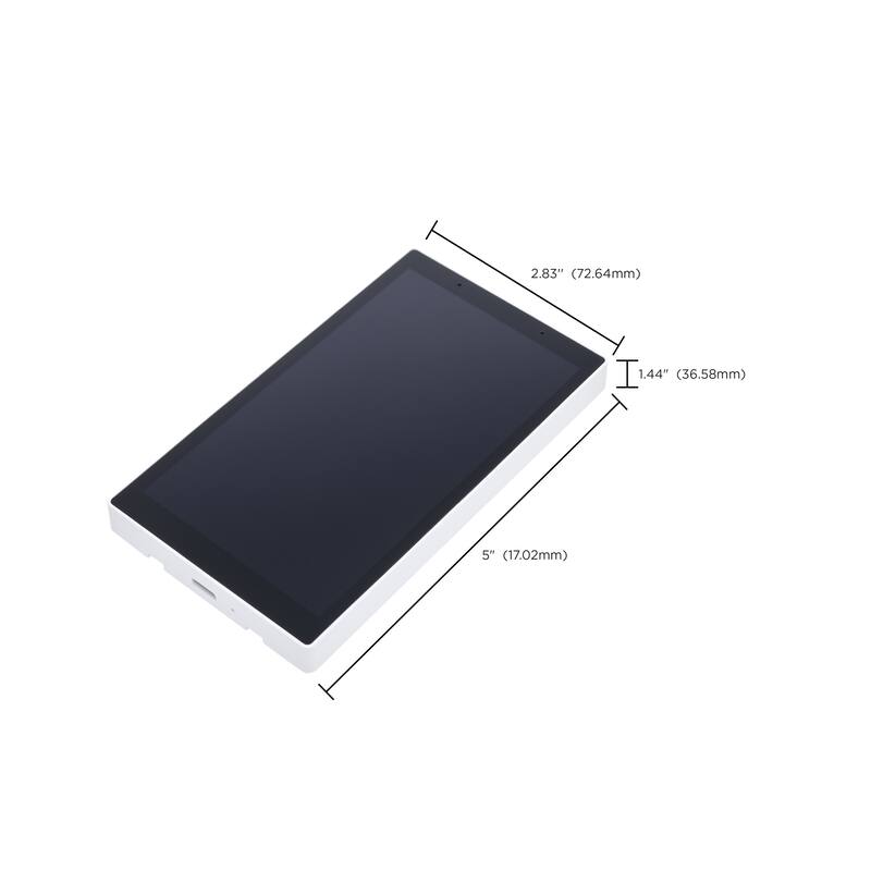 Starfish - 5 Inch - In-Wall Control Panel - White Black