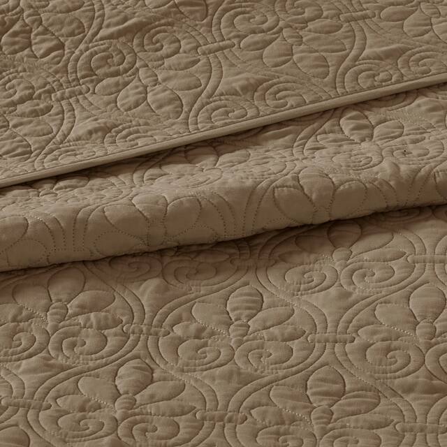 Madison Park Mansfield Reversible Bedspread Set