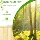 preview thumbnail 6 of 7, Outsunny 7.5FT Garden Arch Trellis with Foldeable Planter Boxes for Climbing Vines, Outdoor Wooden Garden Arbor