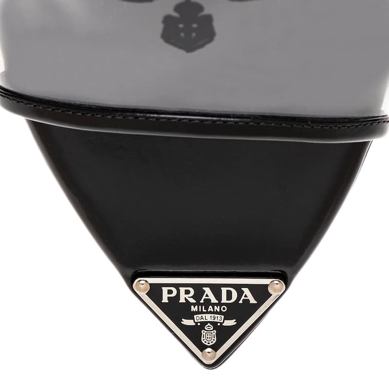 Prada Logo PVC Mules
