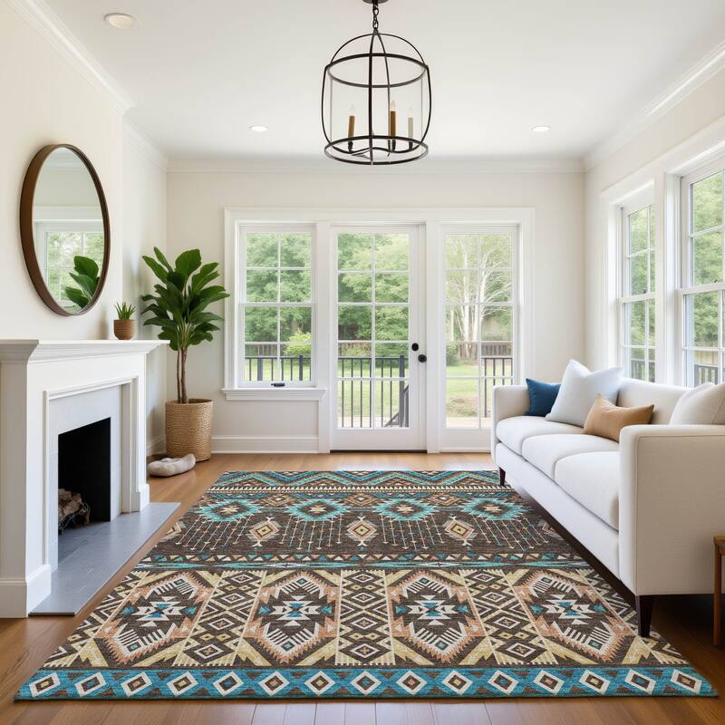 Premium Washable Super Soft Global Inspiration Mayfield Rug