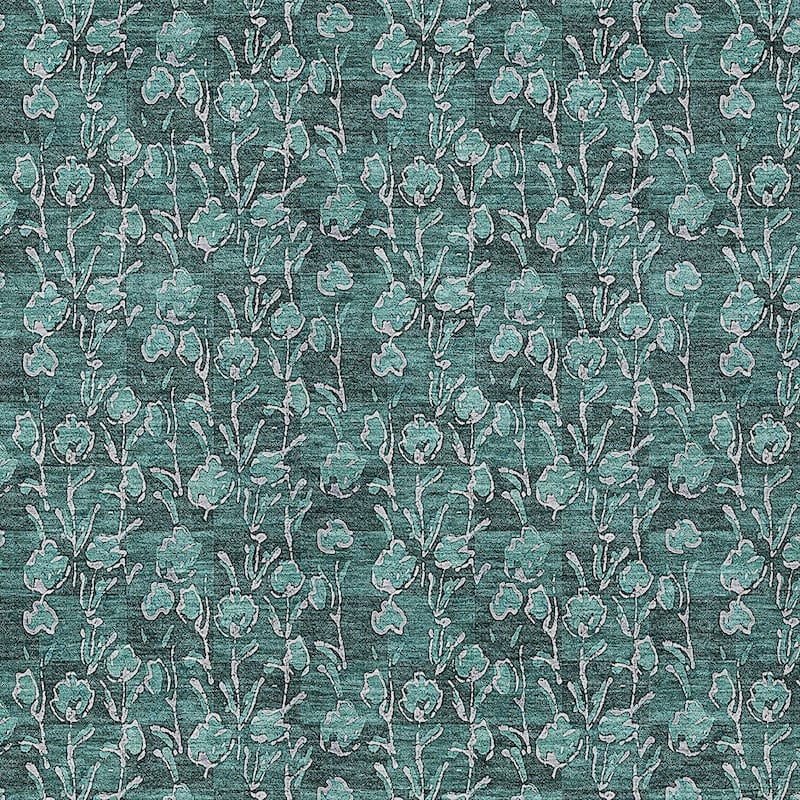 HomeRoots Floral Transitional Rectangle Outdoor Rug