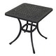 preview thumbnail 16 of 19, Flagstaff Cast Aluminum Outdoor Square End Table - 8' x 10'