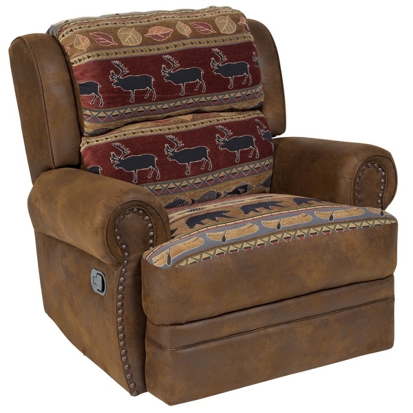 Animal print sales recliner chairs