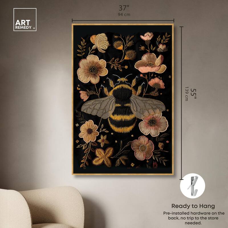 Honeyed Herald II Canvas by Art Remedy