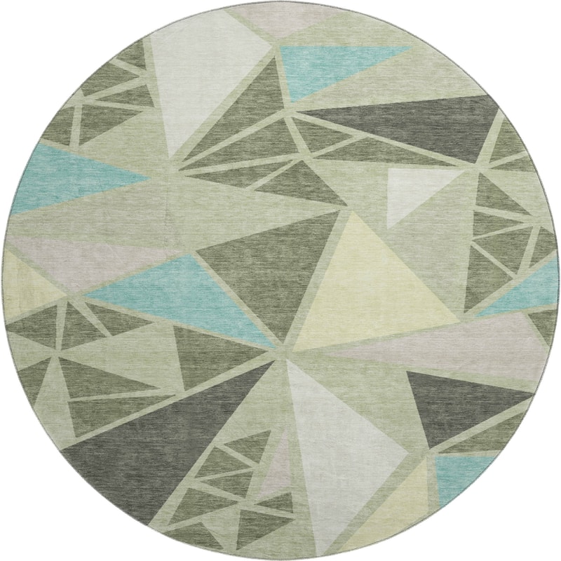 Premium Washable Super Soft Contemporary Mosaic Mayfield Rug