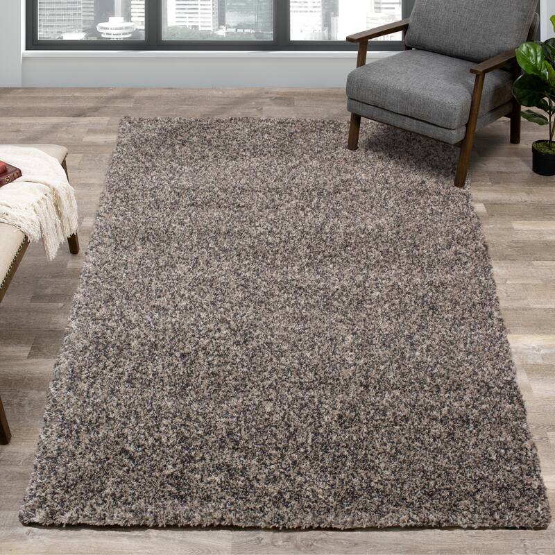 Miley Collection - Cream/Grey/Beige Tonal Solid Rug