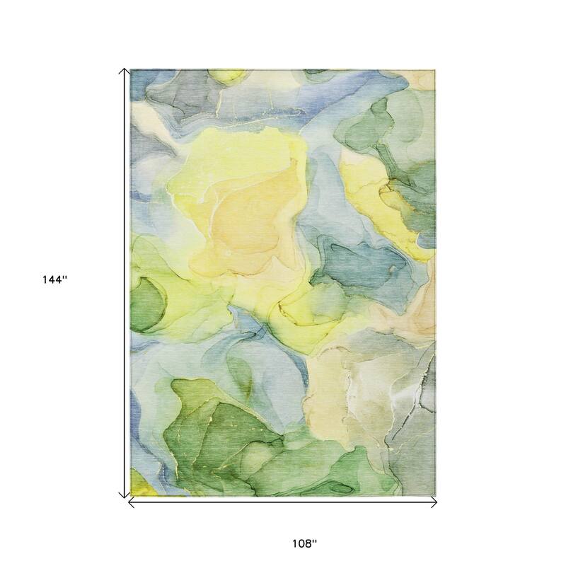 Pana Artistic Abstract Weather Resistant Blended Style Outdoor Rug