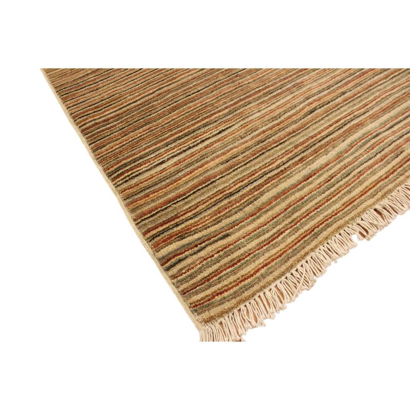 Boho Earthline Gabbeh Hand Knotted Wool Area Rug
