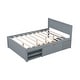 preview thumbnail 36 of 34, Twin/Full Size Platform Bed,Wooden Storage Bed Frame,Nosie Free