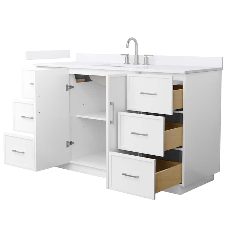 Wyndham Collection WCH7474-60S-QTZ-US3MXX Elan TK 60" Free Standing