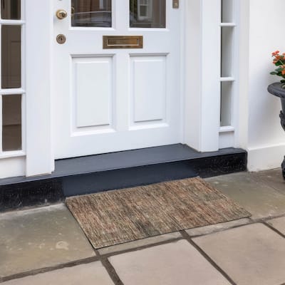 Machine Washable Indoor/ Outdoor Chantille Contemporary Imprints Rug