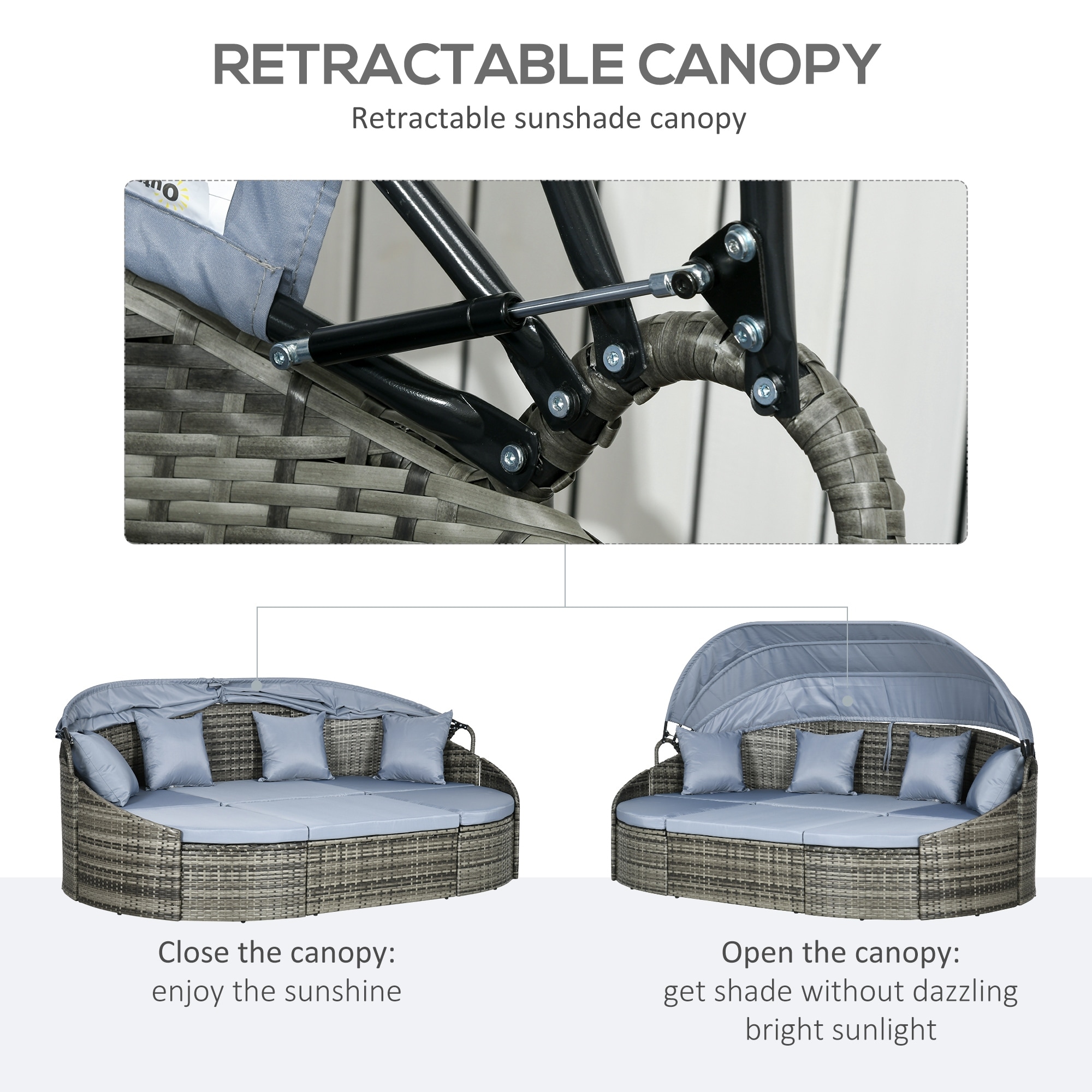 Outsunny daybed discount