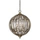 preview thumbnail 1 of 0, Uttermost Vicentina 6 Light Pendant Burnished Silver Champagne